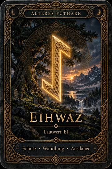 sc-rune-13-eihwaz-gold-360 Das Runenorakel